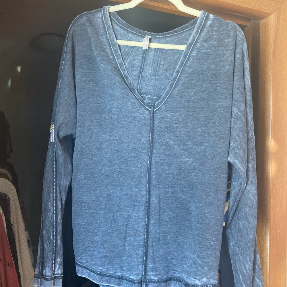 Free People Mix It Up Dolman Activate Tee - Picture 3 of 8